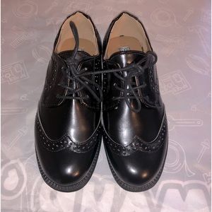 Joseph Allen Black Oxford Dress Shoes